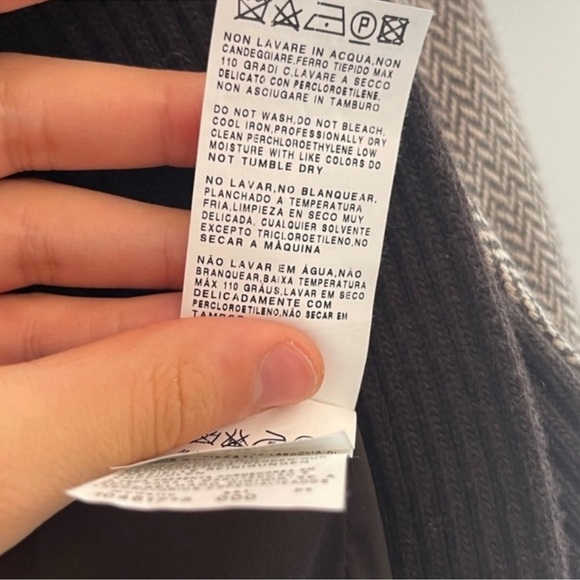 Max Mara lana virgin wool cashmere zipper jacket/blazer size 8 - Picture 10 of 10